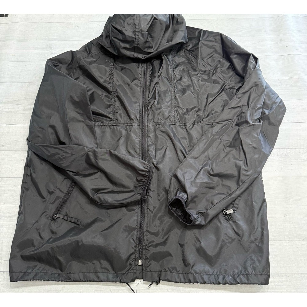 Red Ledge men's black nylon‎ rain jacket XXL
